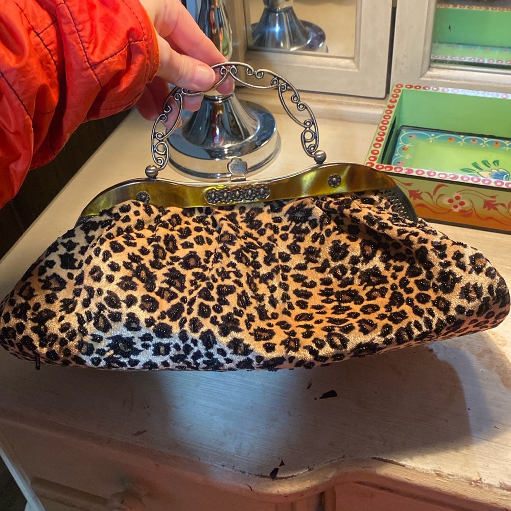 Used cheetah bag